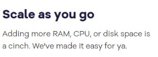 Ease of Scaling Resources in VPS