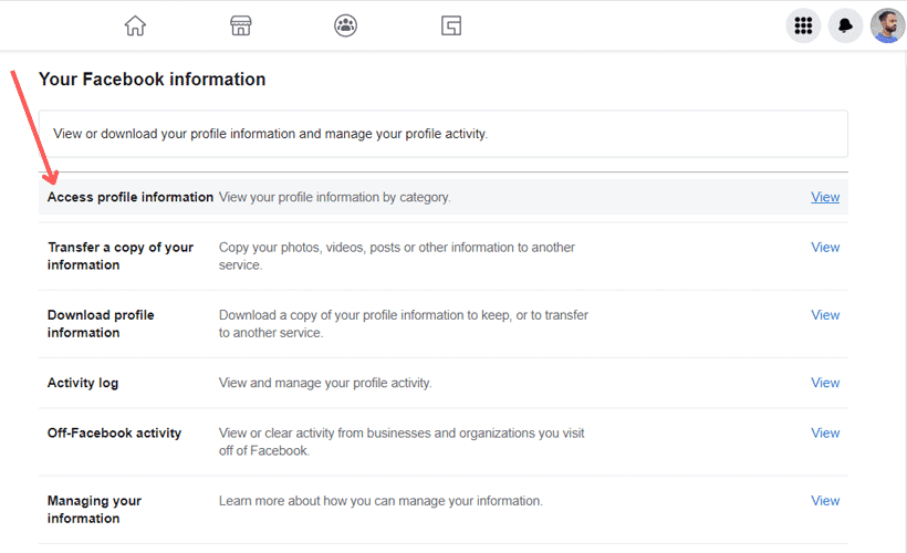 Choose Access Your Information
