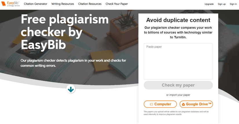 easybib plagiarism checker