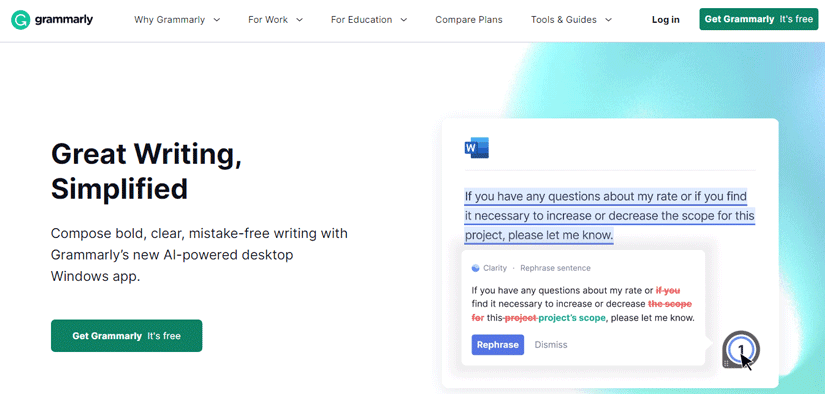 grammarly plagiarism checker